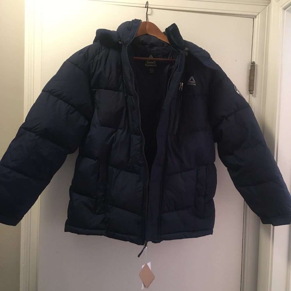 New with tags Reebok Boys Puffer Jacket Size Large L 14-16